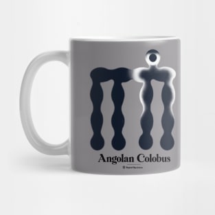 Bold monkey print "Angolan Colobus" Mug
